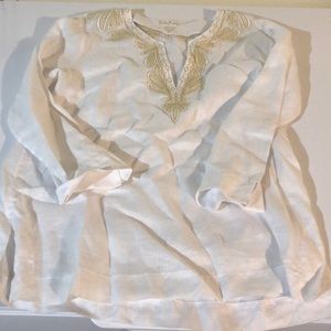 Lilly Pulitzer linen tunic size Medium